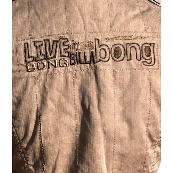 Billabong Jacket, Brown, Zipper, Distressed, Hood, Size Small - Picture 7 of 15